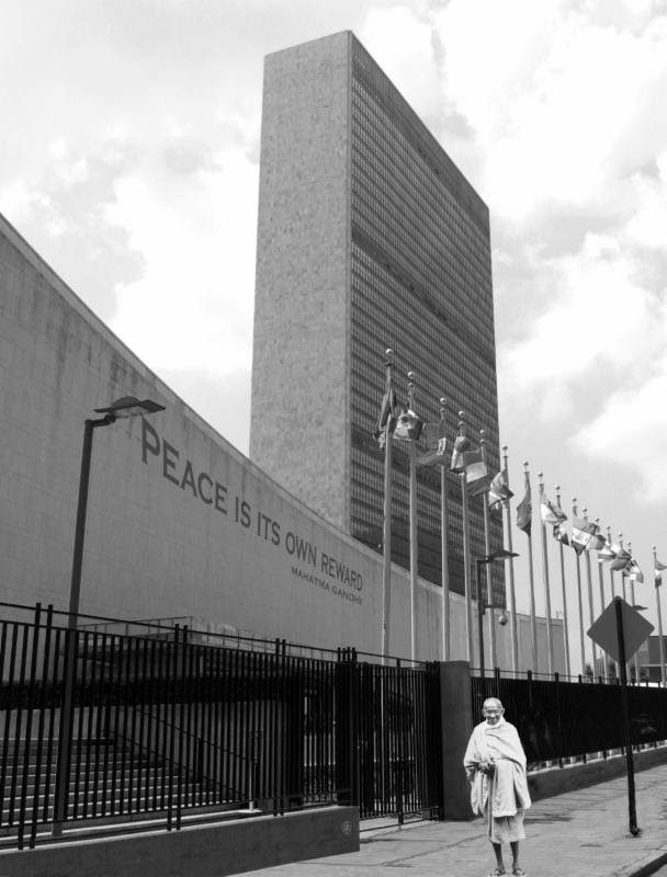 Mahatma Gandhi at the United Nations