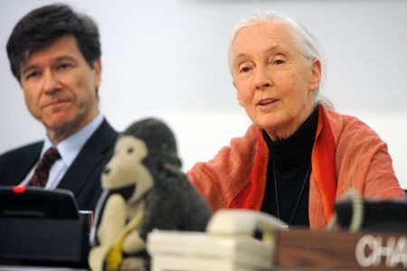 Jane Goodall and Jeffrey Sachs