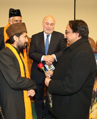 Mr. Chishty with Ambassador Raza Bashir Tarar, Deputy Permanent Representative of Pakistan