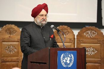 H.E. Mr. Hardeep Singh Puri, Permanent Representative of India to the United Nations