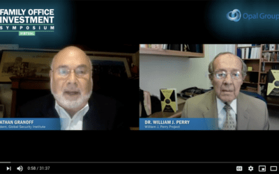 Nuclear Weapons and Human Survival: A Conversation with Dr. William Perry and Jonathan Granoff