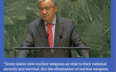 PNND Participates in UN High Level Meeting on the Total Elimination of Nuclear Weapons